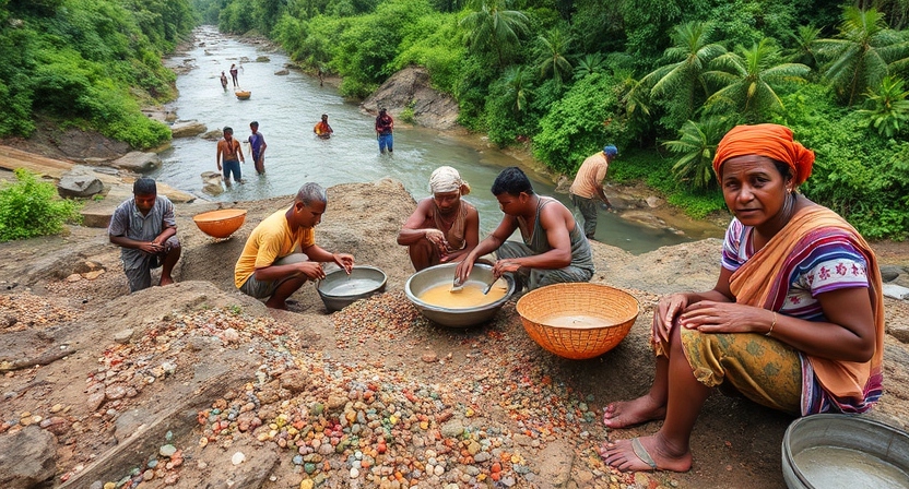 Sri Lanka Mining Process